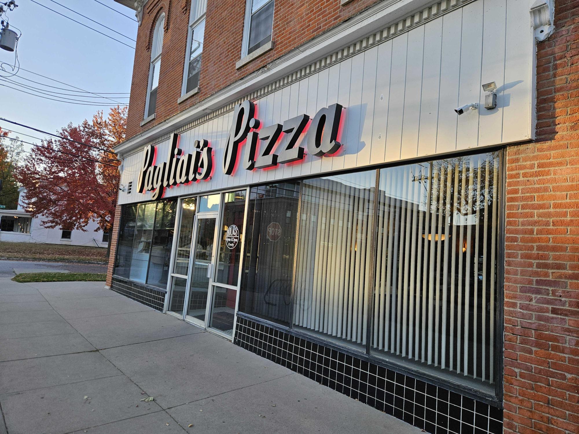 Pagliai's Pizza in downtown Iowa City. According to many eastside Iowa City residents this is the best pizza in the world.