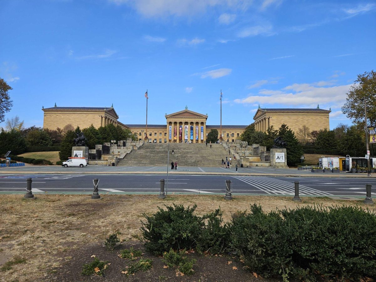 The steps leading up to the Philadelphia Museum of Art, as made famous in the film "Rocky."